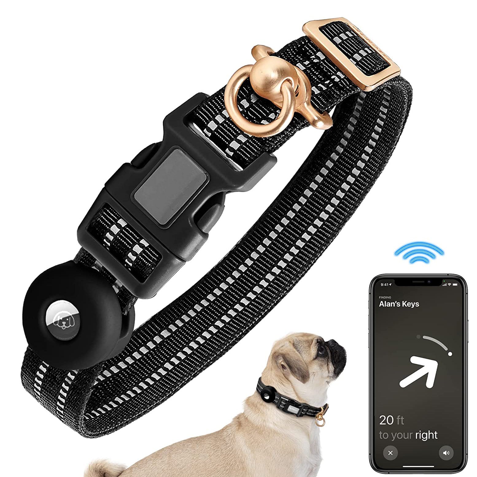 SecureFit Anti-Lost Silicone Pet Collar - Woofcuties