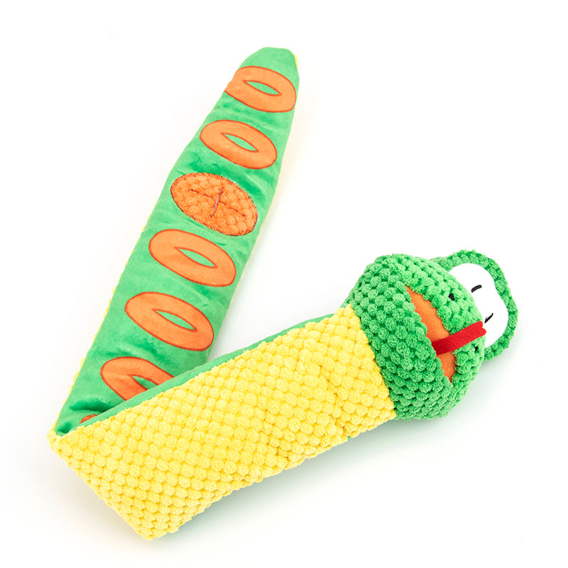 Snake Snuffle Toy Squeaky Dog Puzzle - Woofcuties
