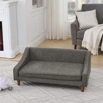 Splendid Elevated Pet Lounge - Opulent Sofa with Avant-Garde Armrests - Woofcuties