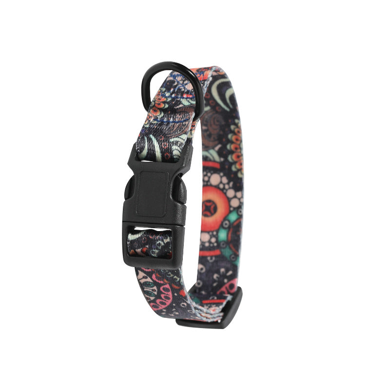 Elegant Nylon Pet Collar and Leash Set - Woofcuties