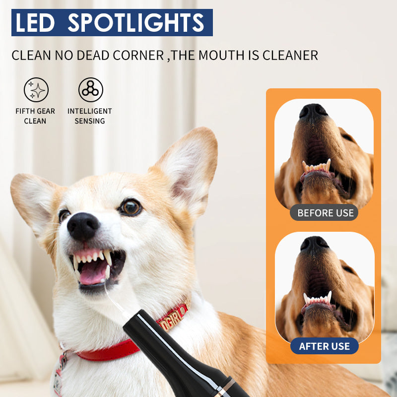 Ultrasonic Pet Teeth Cleaning Device - Premium Oral Care Tool - Woofcuties