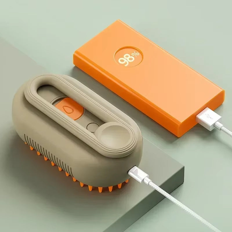 Steam Pet Brush - Premium 3-in-1 Massage and Grooming Tool - Woofcuties