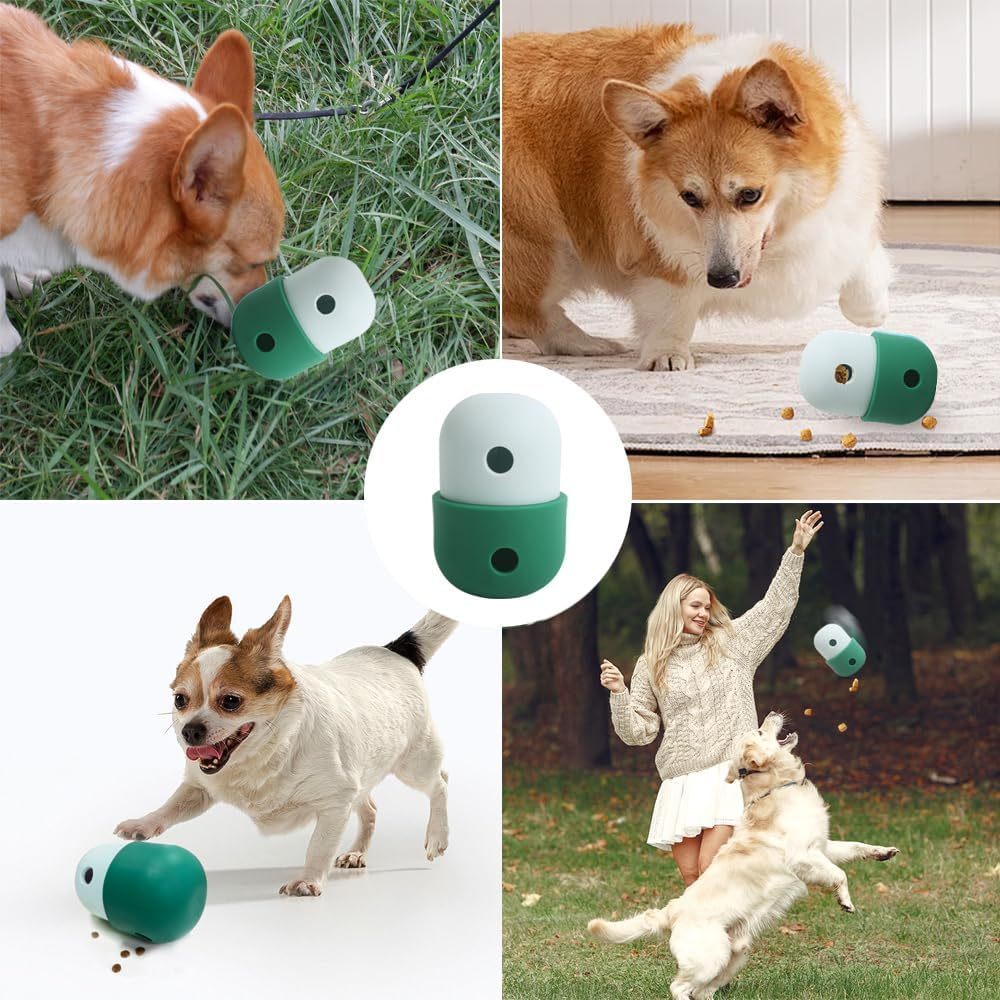 Pet Puzzle Toy - Cute Interactive Dog Treat Dispensing Ball - Woofcuties