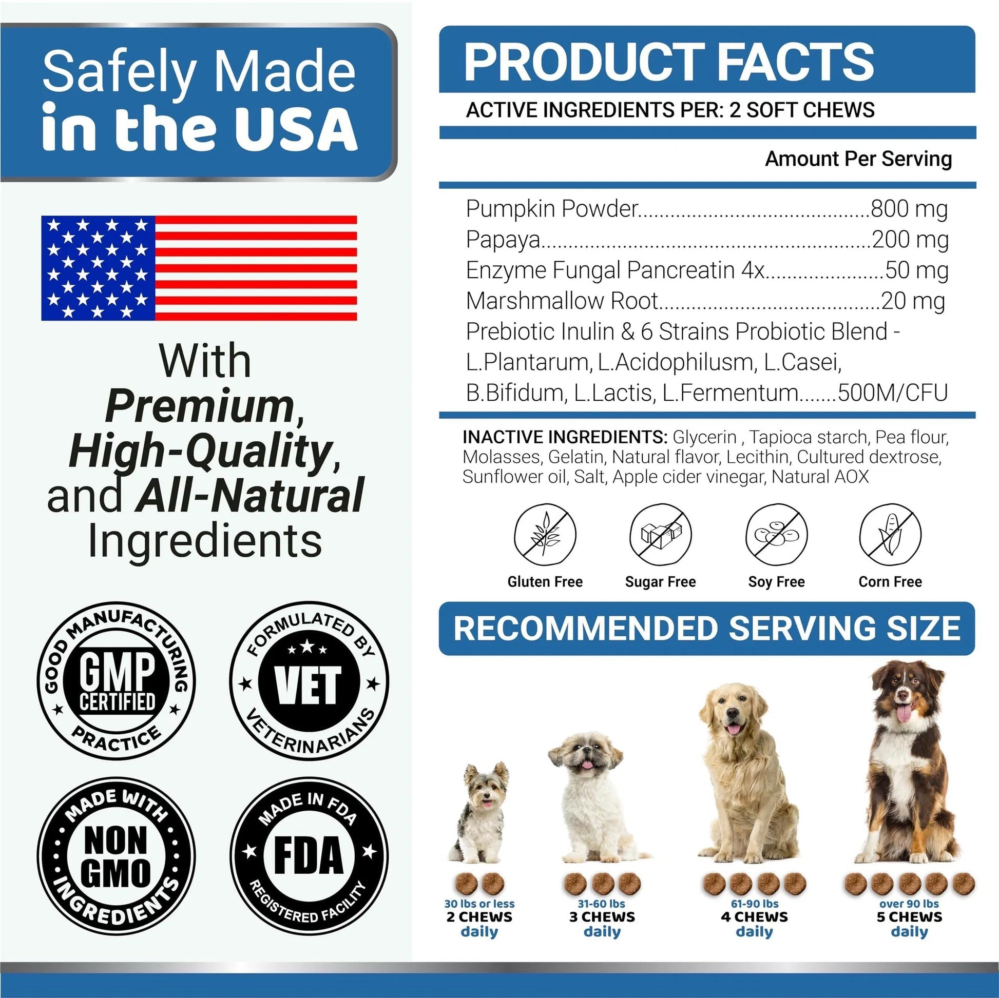 Premium Probiotic Power Chews - A Premium Digestive Health Support for Dogs - Woofcuties
