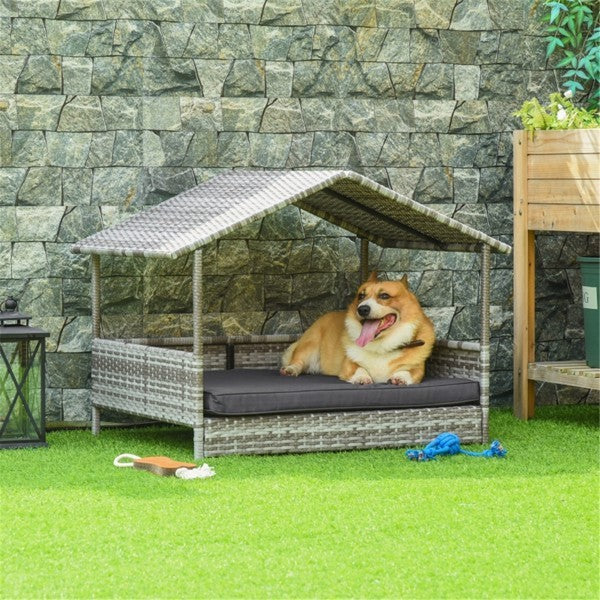 Luxe Pet Sofa Bed - Elite Dog Tent with Canopy - Woofcuties