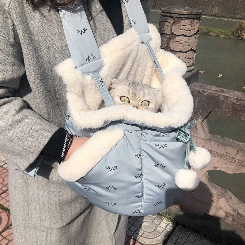 Luxuriant Winter Elite Pet Carrier Backpack - Woofcuties