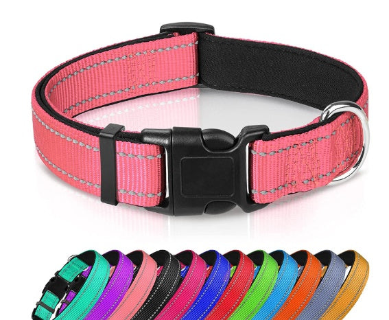 Luminous Adjustable Reflective Dog Collar - Woofcuties