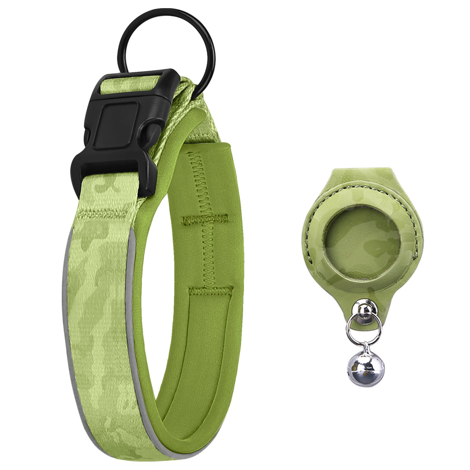 Splendid Leather AirTag Pet Collar Case - Woofcuties