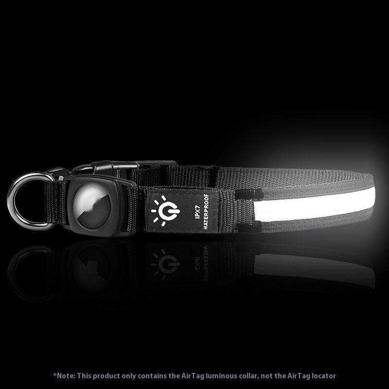 Luminous Waterproof LED Positioning Tracker Pet Collar - Woofcuties