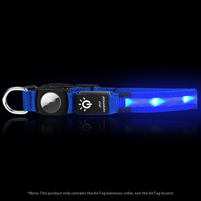 Luminous Waterproof LED Positioning Tracker Pet Collar - Woofcuties
