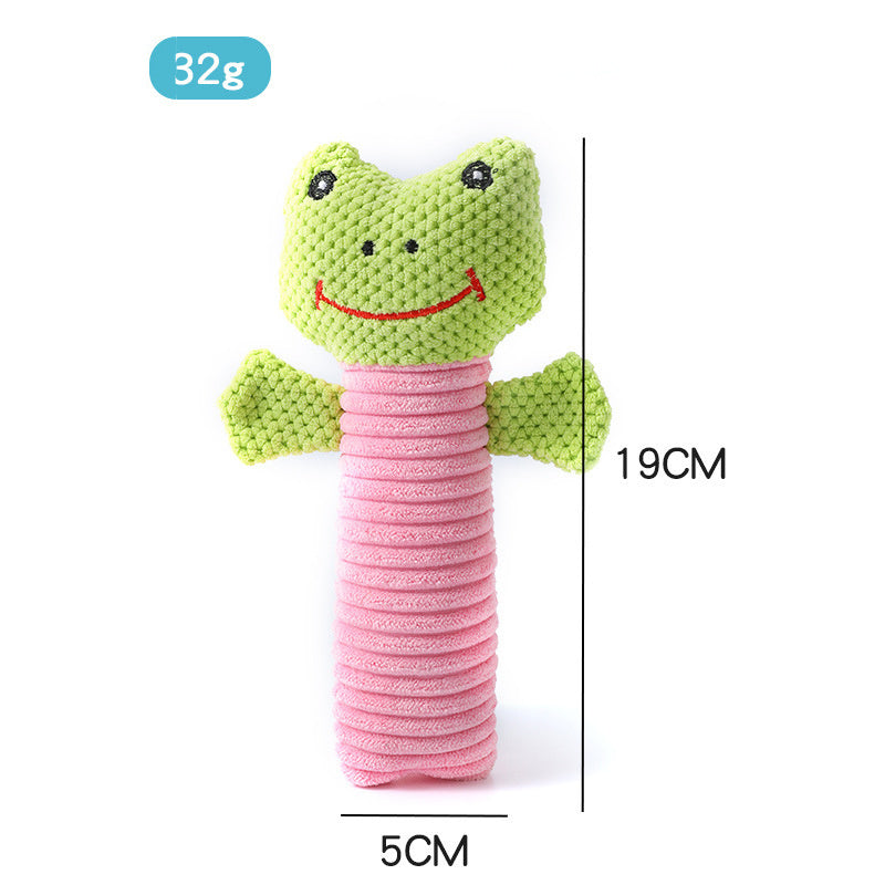 Dog Squeaky Stuffed Animals - Soft Plush Chew Toy with Cleaning Massage - Woofcuties