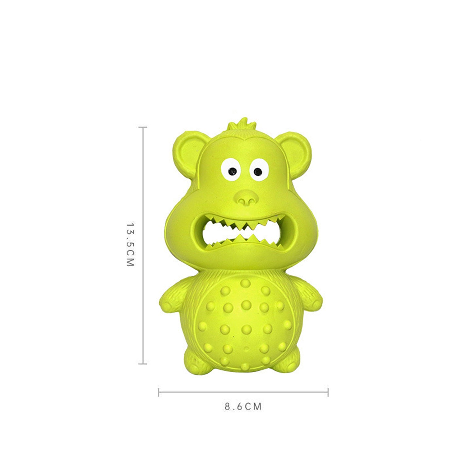 Tough Rubber Squeaky Chew Toy - Premium Interactive Toy for Aggressive Chewers - Woofcuties
