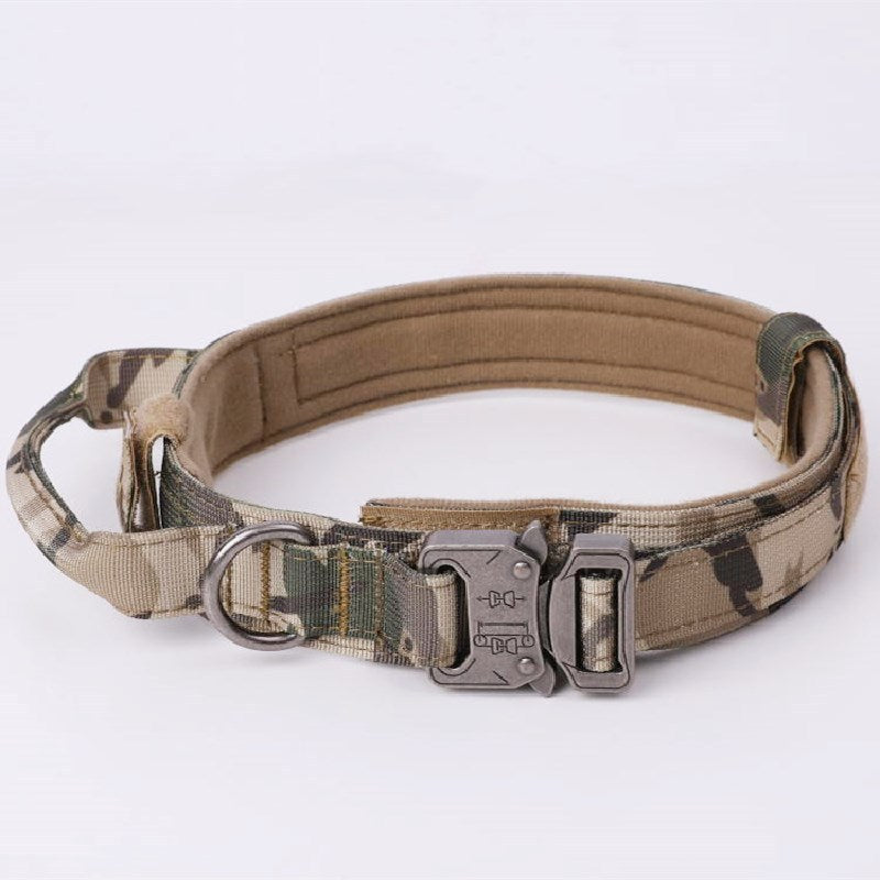Rugged Tactical Adjustable K9 Dog Collar - Woofcuties