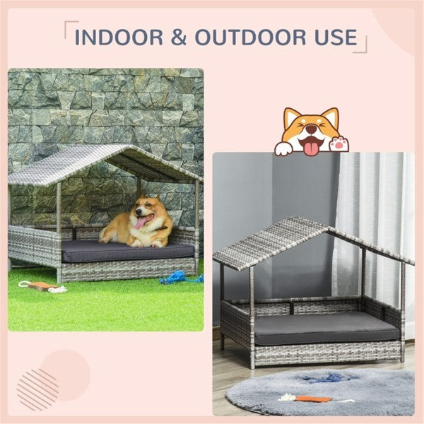 Luxe Pet Sofa Bed - Elite Dog Tent with Canopy - Woofcuties