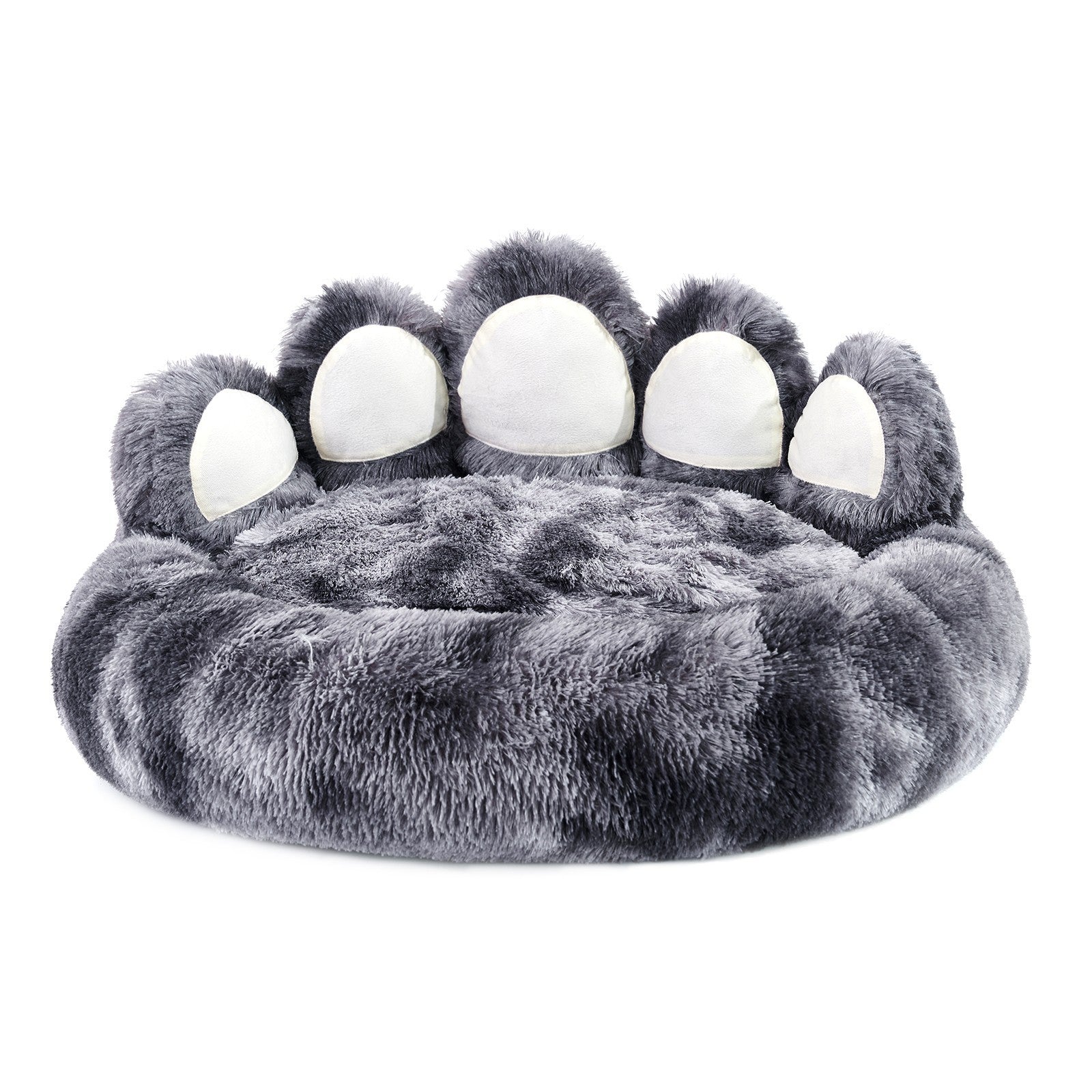 Cute Bear Paw Shape Pet Bed - Cozy Plush Bed for Small to Medium Pets - Woofcuties
