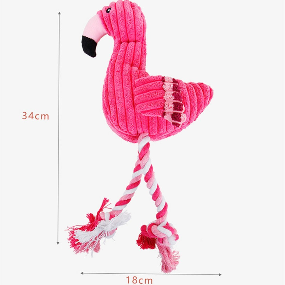 Vocal Animal Plush for Pet Dog Molar Teeth Cleaning - Woofcuties