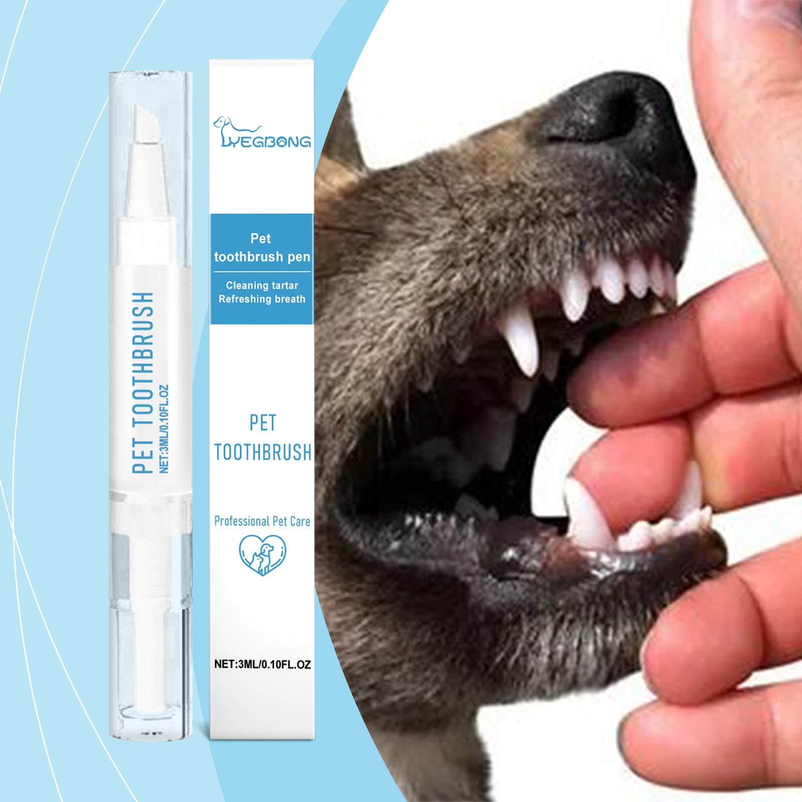 Gentle Breath Care Pet Toothbrush - Premium Oral Hygiene Tool - Woofcuties