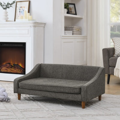 Splendid Elevated Pet Lounge - Opulent Sofa with Avant-Garde Armrests - Woofcuties