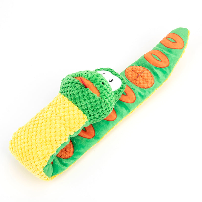Snake Snuffle Toy Squeaky Dog Puzzle - Woofcuties