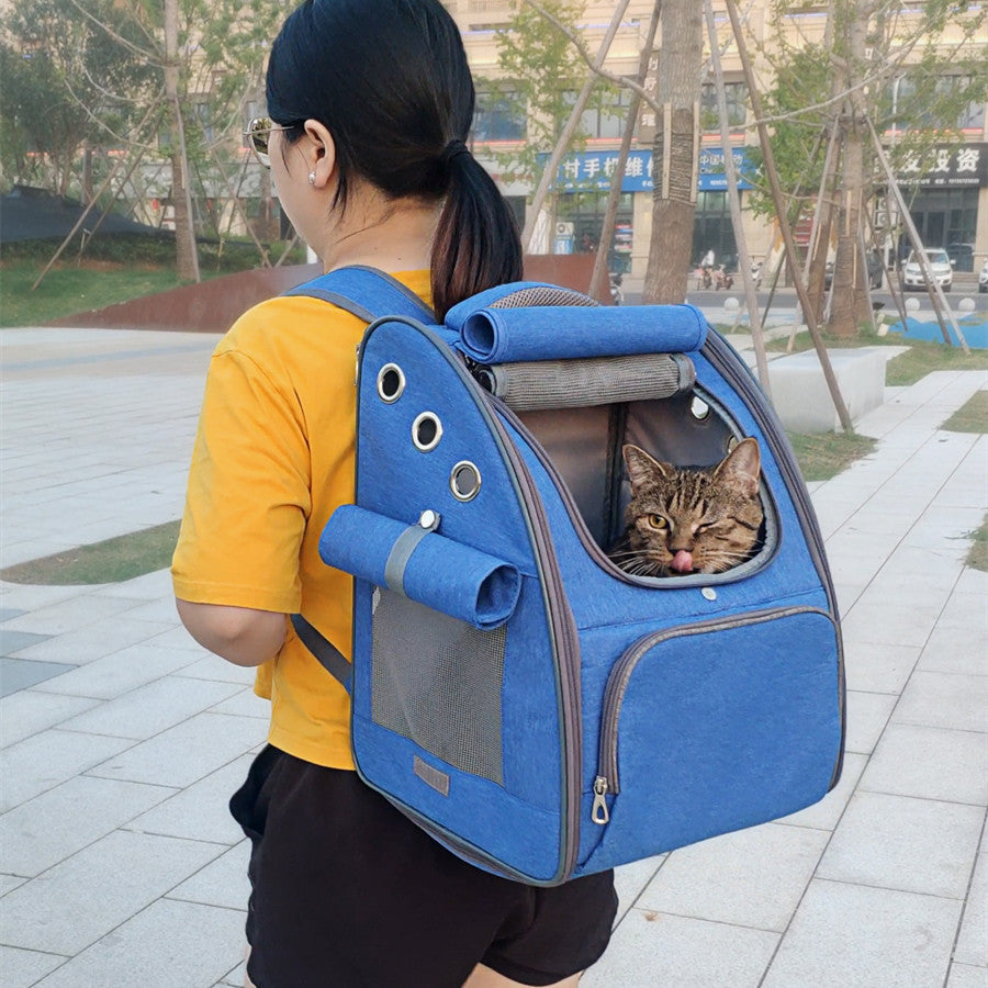 Luxuriant Ventilated Chest Pet Backpack - Woofcuties