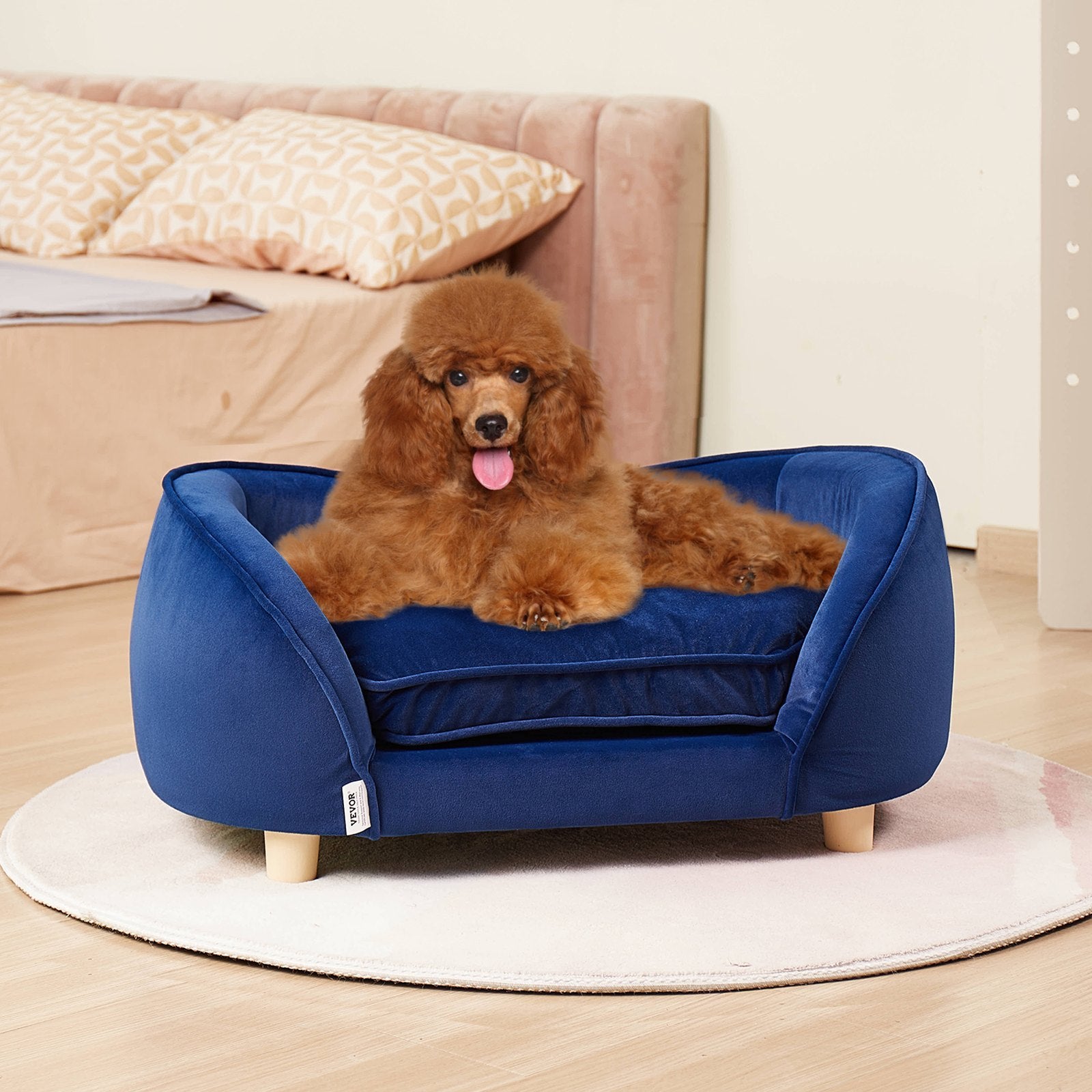 Majestic Pet Lounge - Sumptuous Velvet Sofa Haven for Medium Pets - Woofcuties