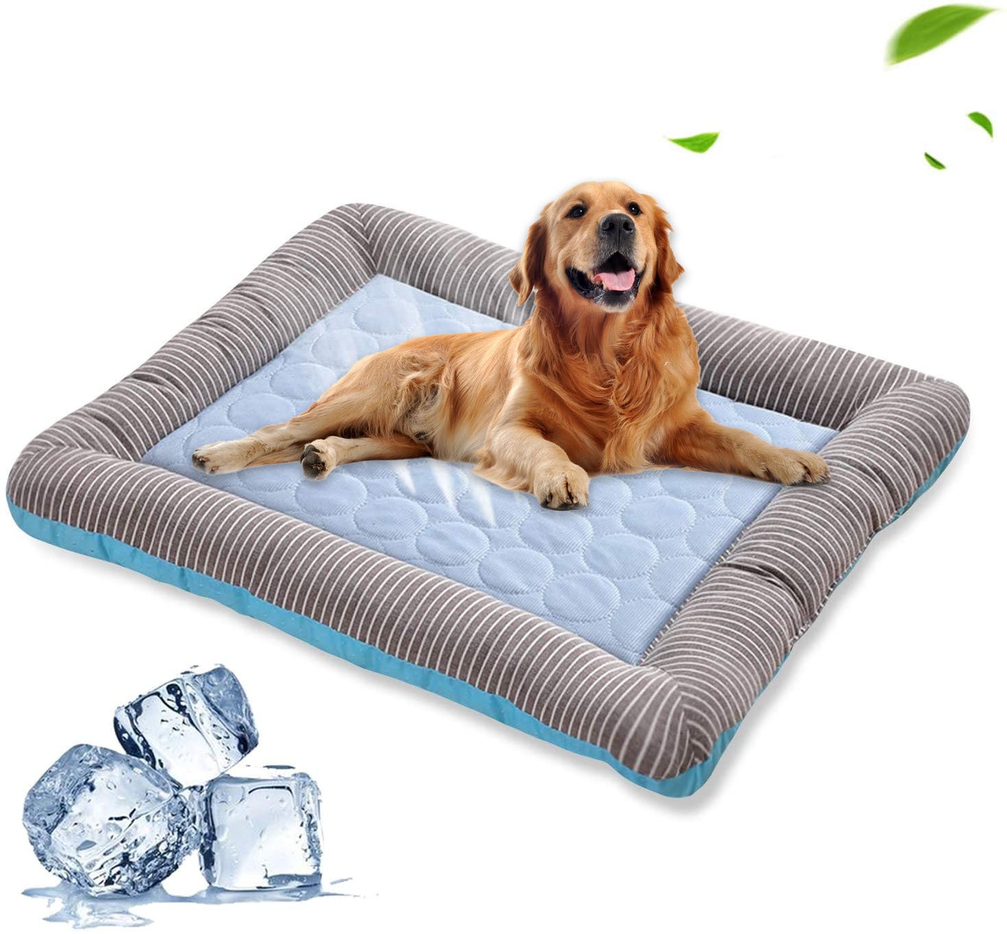 Plush Cooling Pet Pad - Sumptuous Ice Silk Mat for Summer Comfort - Woofcuties