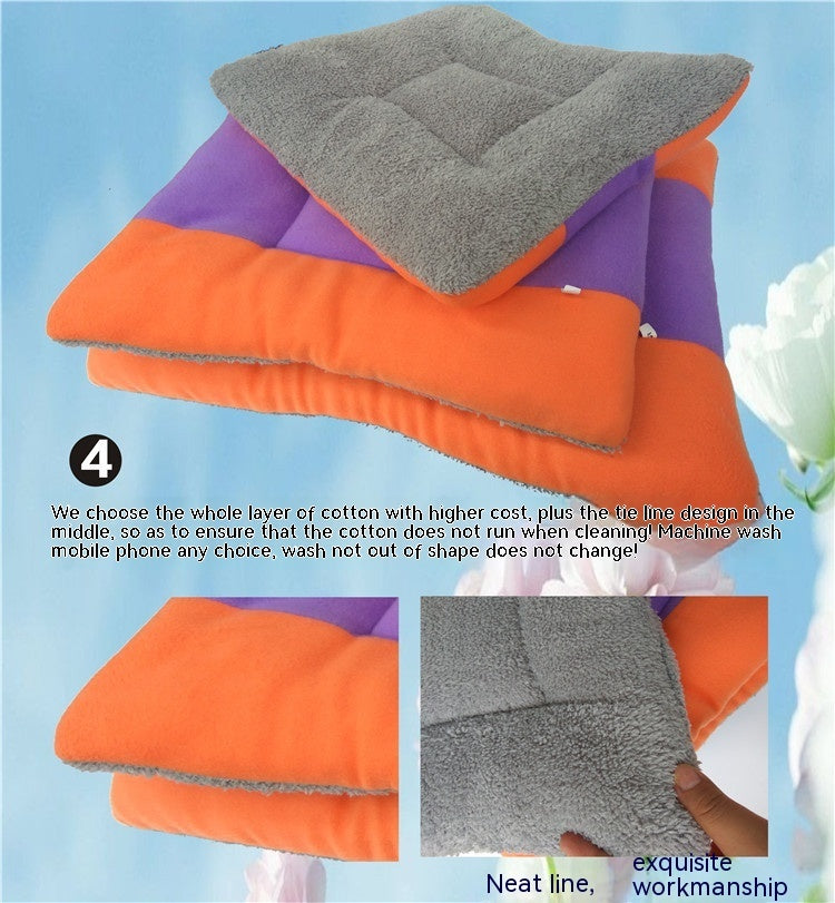 Plush Pet Mat - Sumptuous Soft Cushion for Warm Doghouse and Cathouse - Woofcuties