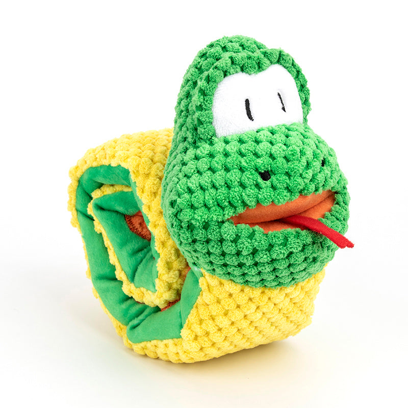 Snake Snuffle Toy Squeaky Dog Puzzle - Woofcuties