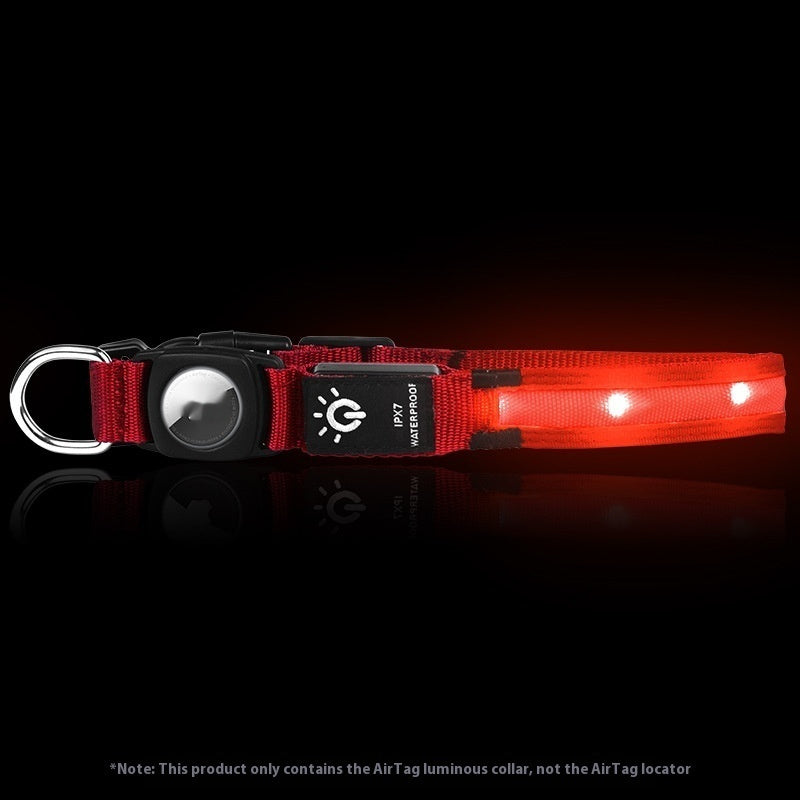 Luminous Waterproof LED Positioning Tracker Pet Collar - Woofcuties