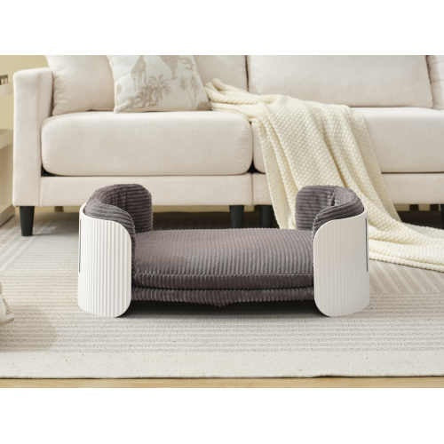 Premium Scandinavian Style Cat Couch Bed - Elevated Pet Sofa for Indoor Cats - Woofcuties