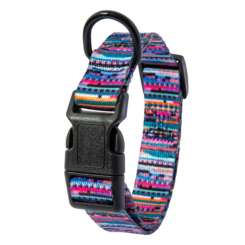 Elegant Nylon Pet Collar and Leash Set - Woofcuties