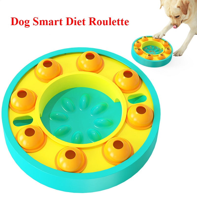 Dog Puzzle Toy - Slow Feeder Interactive Treat Dispenser for Large Dogs - Woofcuties