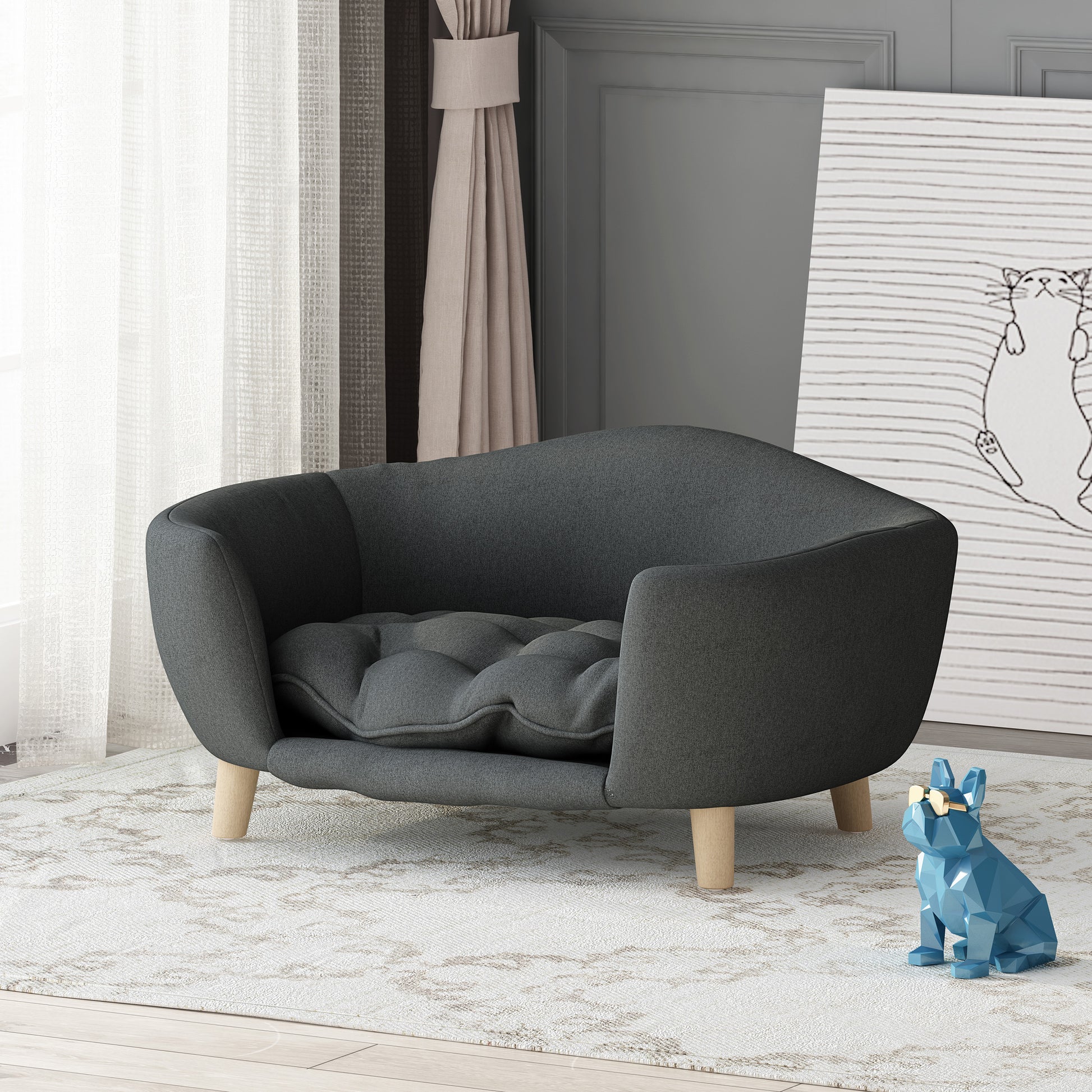 Plush Dog Oasis - Ultra Premium Comfort Bed for All Breeds - Woofcuties