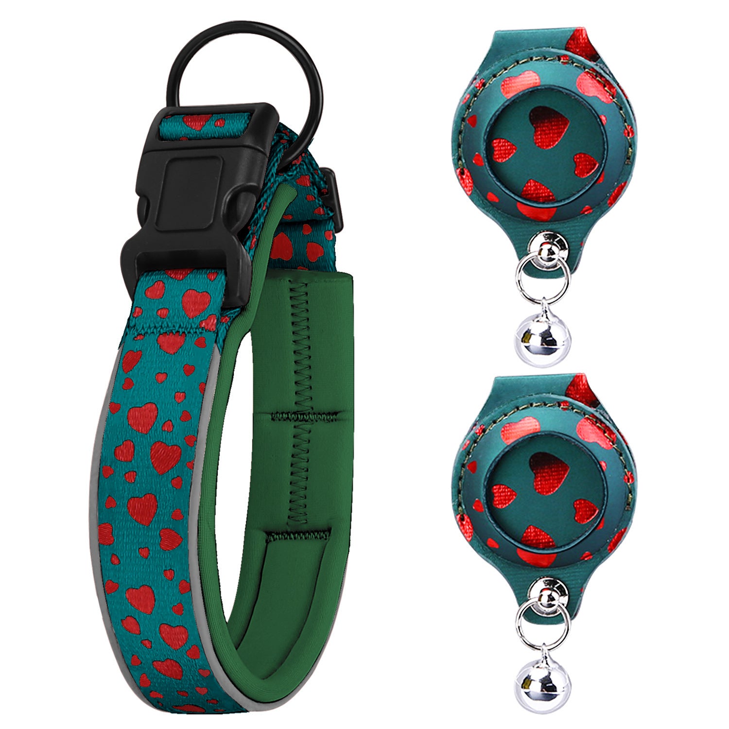 Splendid Leather AirTag Pet Collar Case - Woofcuties