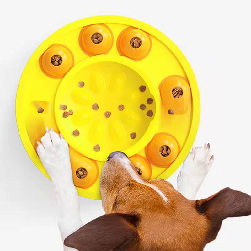 Dog Puzzle Toy - Slow Feeder Interactive Treat Dispenser for Large Dogs - Woofcuties
