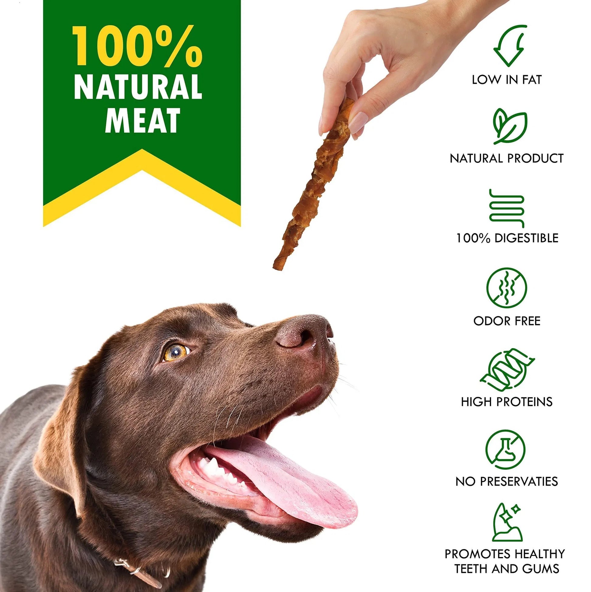 Smoked Rawhide Chicken Sticks - Top-Grade Chew Treats - Woofcuties