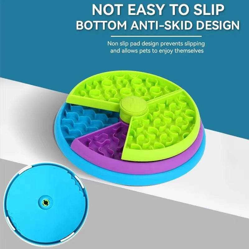 Slow Feeder Bowl - Sumptuous Anti-Choking Puzzle Feeder for pets - Woofcuties