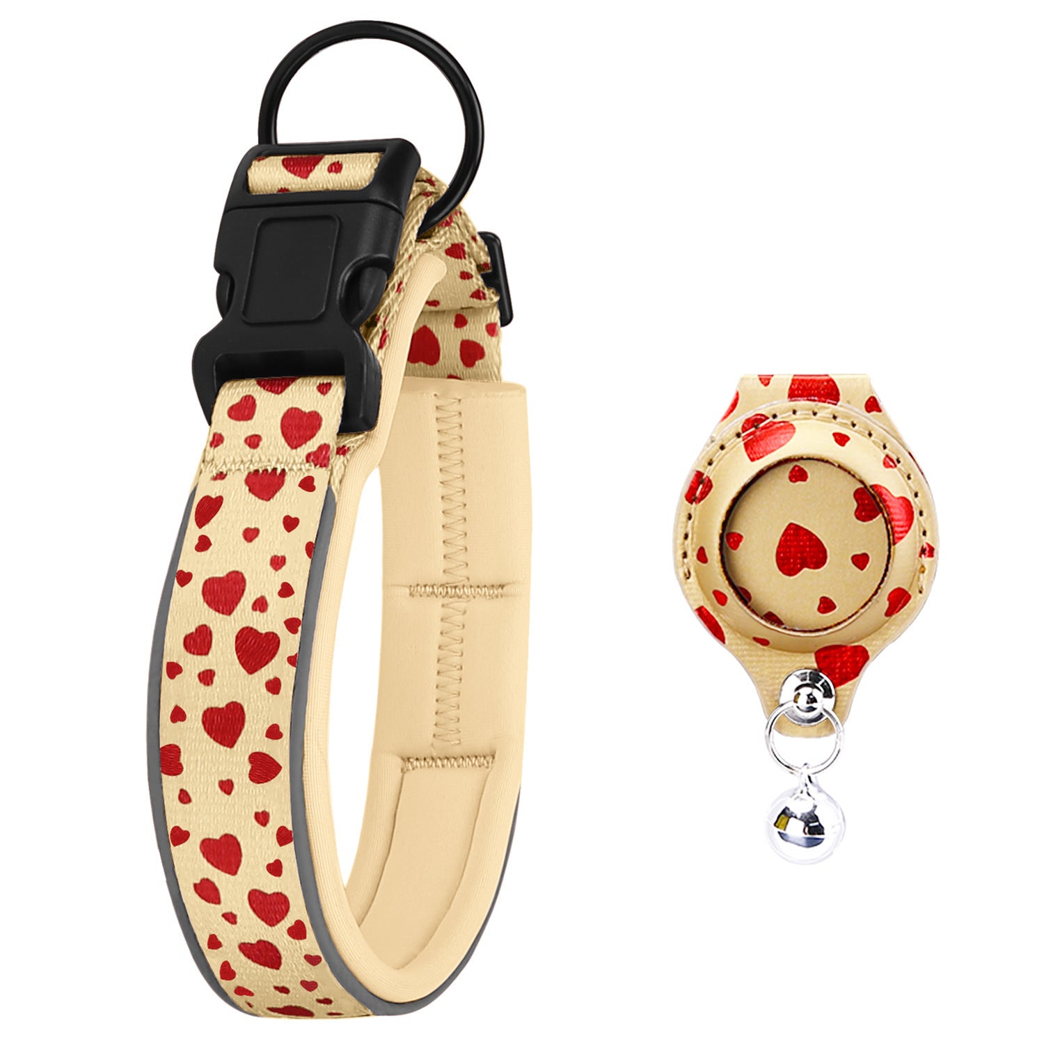Splendid Leather AirTag Pet Collar Case - Woofcuties