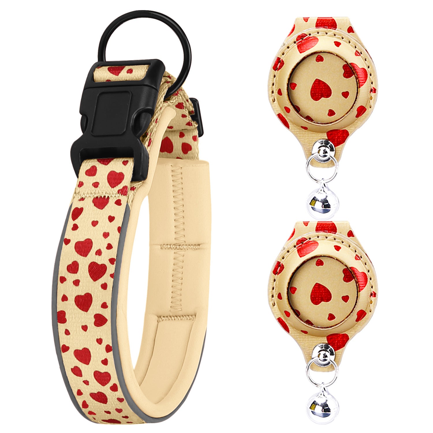 Splendid Leather AirTag Pet Collar Case - Woofcuties