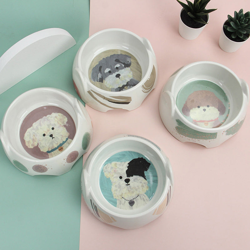 Small Dog Food Bowl - Premium Pet Feeding Solution - Woofcuties