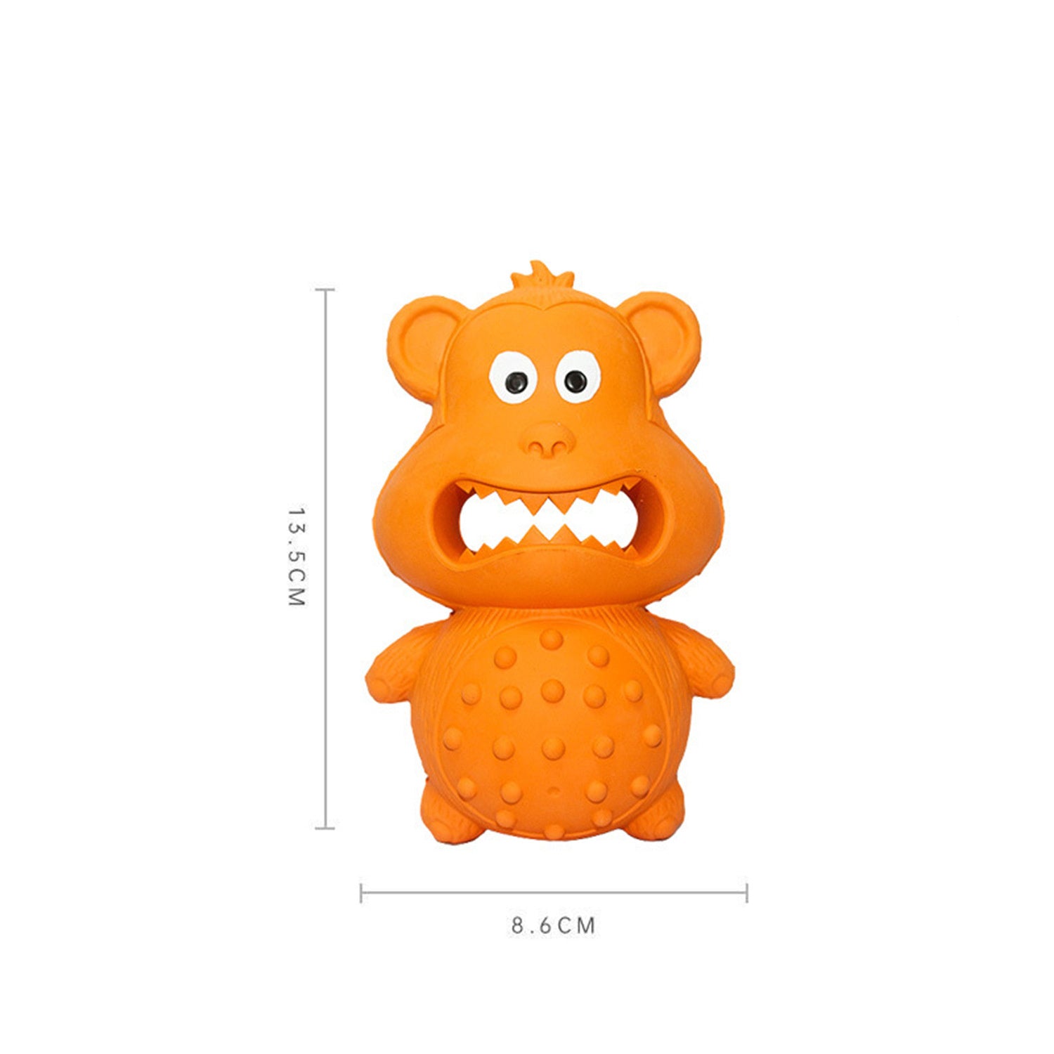 Tough Rubber Squeaky Chew Toy - Premium Interactive Toy for Aggressive Chewers - Woofcuties