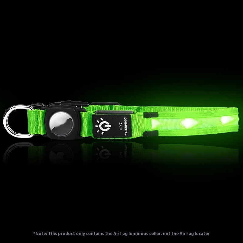 Luminous Waterproof LED Positioning Tracker Pet Collar - Woofcuties