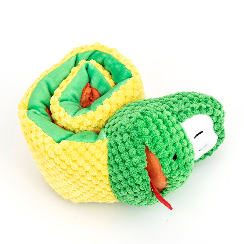 Snake Snuffle Toy Squeaky Dog Puzzle - Woofcuties