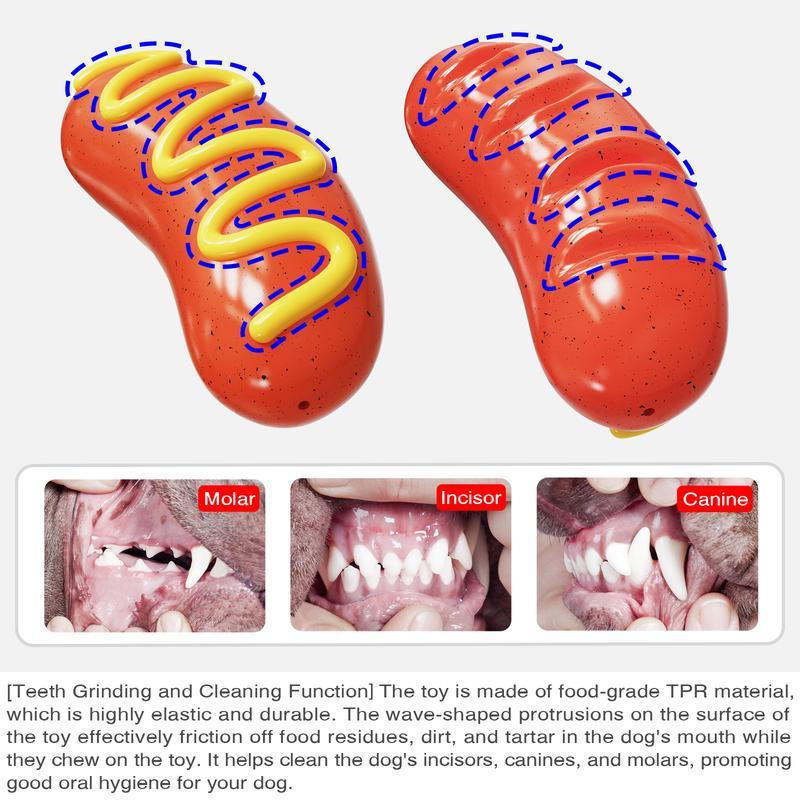 Indestructible Chew Toy - Tough Rubber Dog Toy for Aggressive Chewers - Woofcuties