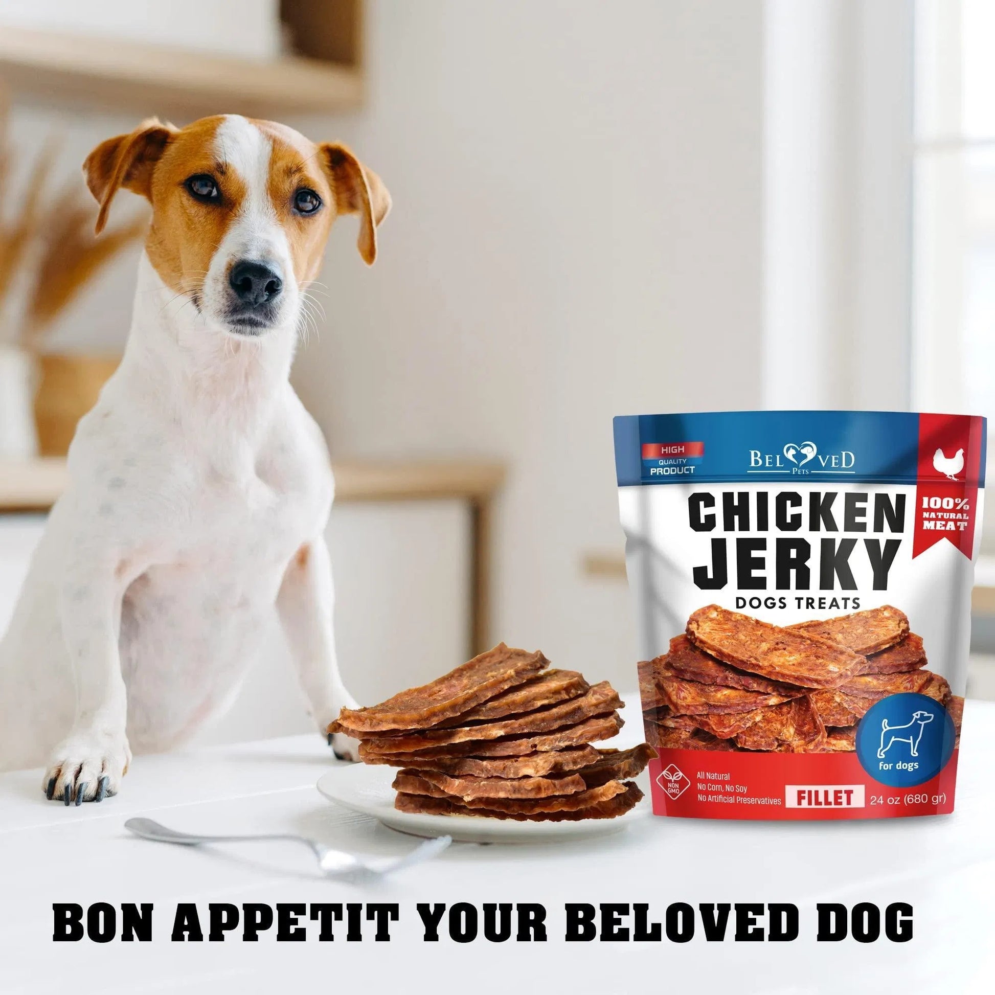 Premium Chicken Jerky Dog Treats - High-Grade Protein Chews - Woofcuties