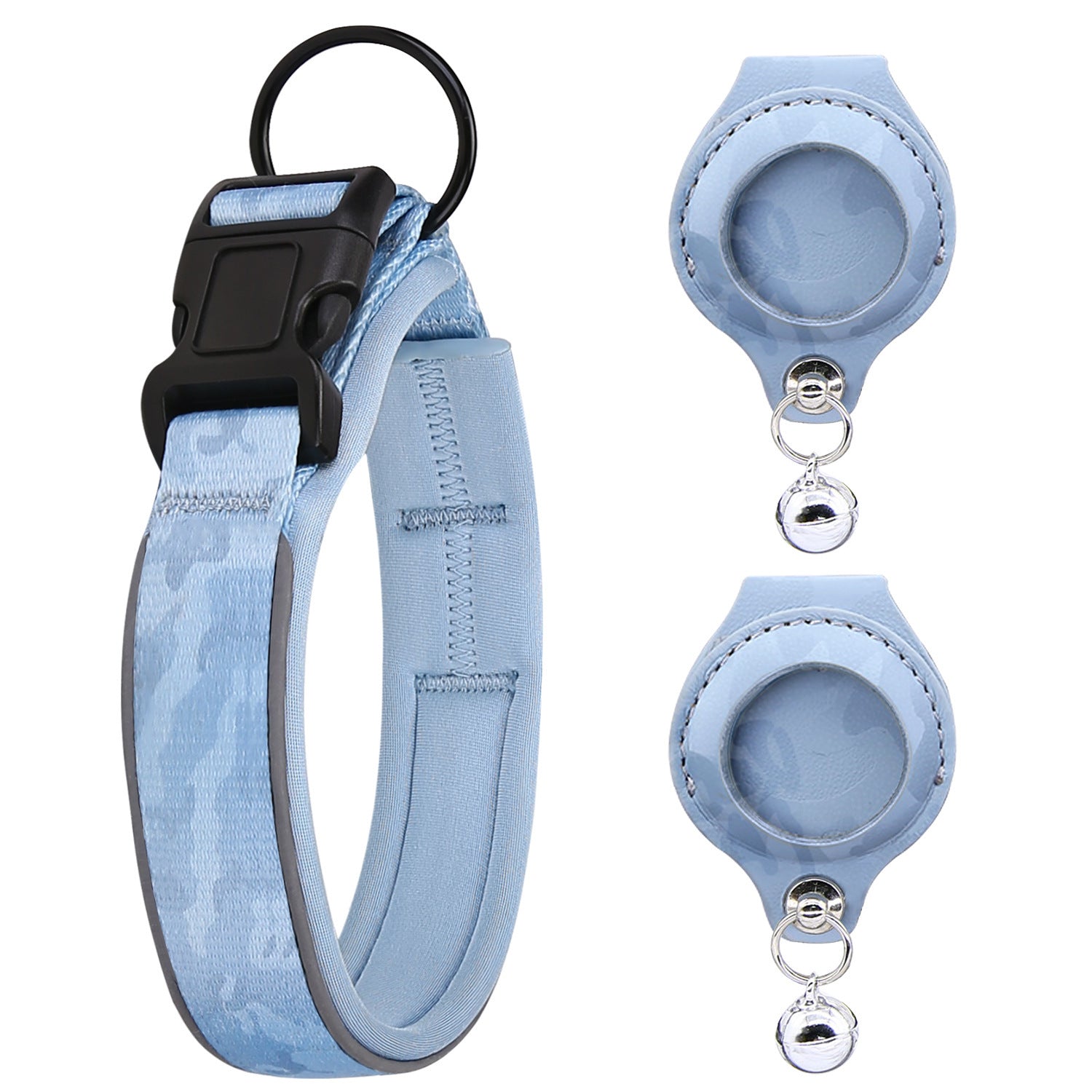 Splendid Leather AirTag Pet Collar Case - Woofcuties