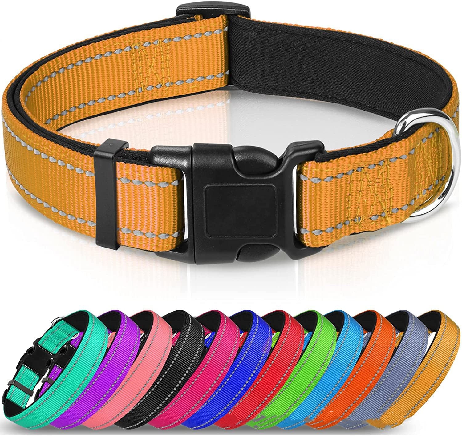 Luminous Adjustable Reflective Dog Collar - Woofcuties