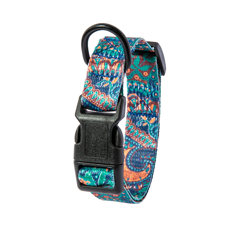 Elegant Nylon Pet Collar and Leash Set - Woofcuties