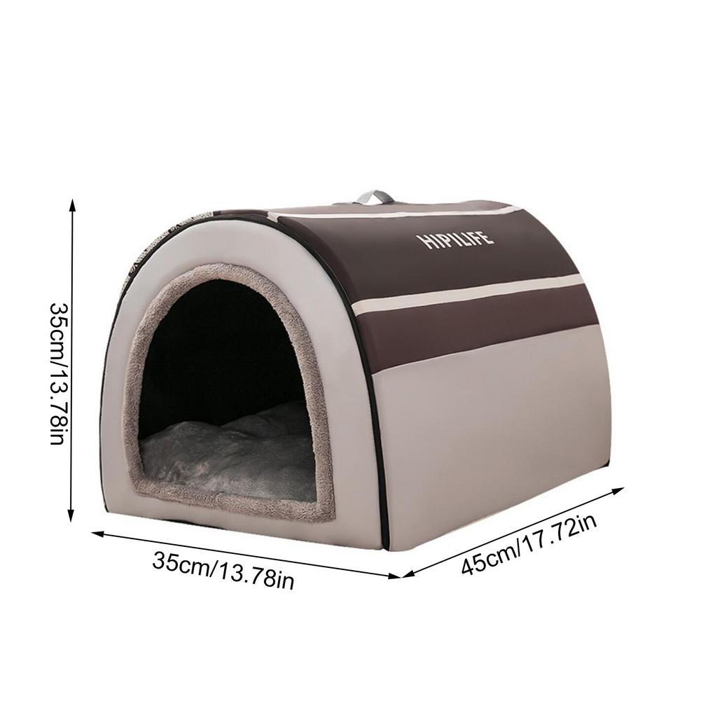 Warm Dog Haven - Regal Autumn and Winter Kennel for Medium to Large Breeds - Woofcuties
