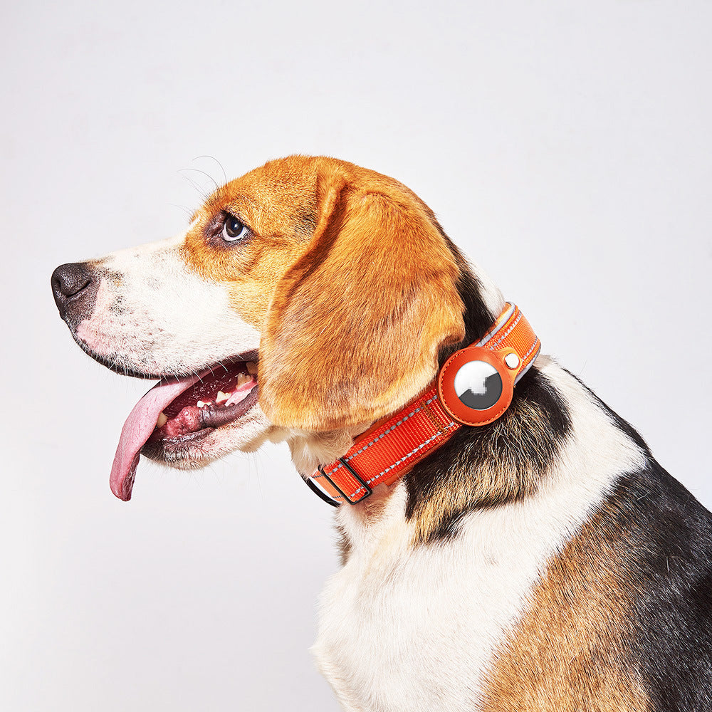 Original AirTag Case Leather Traction Collar - Woofcuties